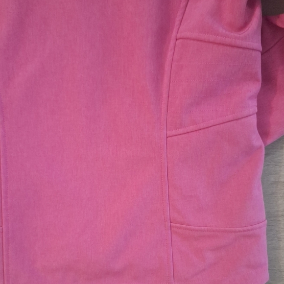 The North Face Pink WindWall Women's Full Zip Fleece Lined Hooded Jacket - Picture 7 of 11